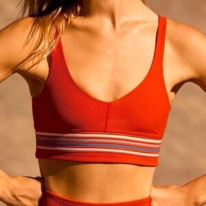NWOT Free People Hard To Forget Sports Bra